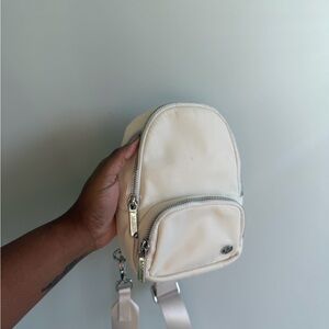 White Lululemon Crossbody bag